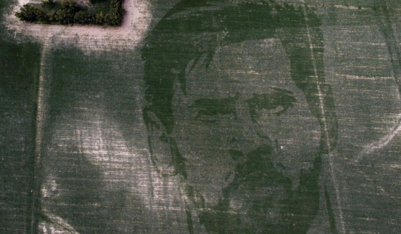 124-Acre Image of Lionel Messi